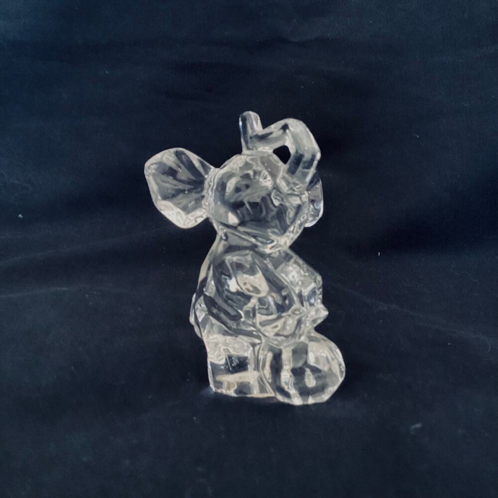 Crystal Clear Elephant Figurine